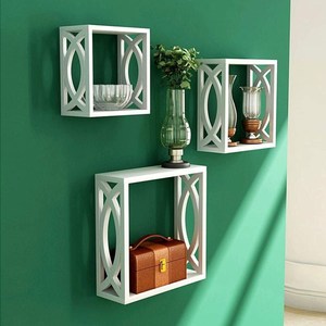 Hot Selling Wall-Mounted Wood Storage <b>Shelves</b> Home Hotels Living Room Kitchen Bathroom Outdoor Gym-Home Decor Accessories - Product Image 1