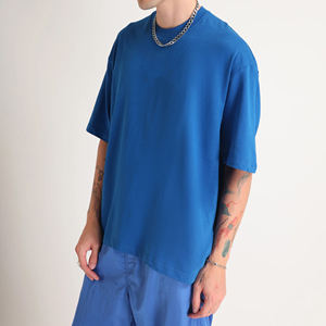 เสื้อยืดโอเวอร์ไซส์วินเทจสำหรับผู้ชายเสื้อยืดโอเวอร์ไซส์ผ้าฝ้ายซักกรดลายกราฟิก - Product Image 6