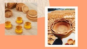 Natural Woven Rattan Charger Plate Decorative <b>Table</b> Mat Handmade <b>Dining</b> Plate <b>Rustic</b> <b>Farmhouse</b> Home Decor - Product Image 2
