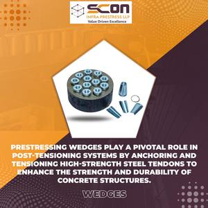 Cabezal de anclaje para maquinaria de fabricación de materiales de construcción para sistema de pretensado unido en ingeniería de puentes - Product Image 2