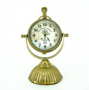 Reloj de mesa exclusivo hecho a mano con forma de Slant Cut, artículo decorativo personalizado con esmalte, el más vendido - Product Image 2