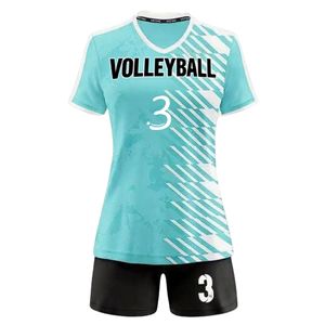 Conjunto de Camiseta de Voleibol Sublimada Personalizada de Moda para Mujer, Alta Calidad, 100% Poliéster, Ropa de Voleibol Personalizada - Product Image 5
