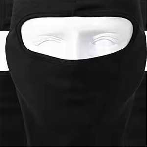 Masque de ski en acrylique unisexe et chaud pour l'hiver cagoules personnalisées violettes tricotées à 3 trous en polyester 100% Image 2025 Sports Daily - Product Image 6