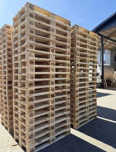 Paleta de Madera Resistente para Envíos, 1200x800mm, Madera Secada en Horno, Entrada de 4 Vías, Paleta de Carga Reutilizable - Product Image 3