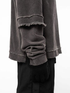 Sweat-shirt pour homme en coton 100% tendance automne, logo brodé 3D, respirant, anti-boulochage, plusieurs couleurs, sweat-shirts à capuche - Product Image 3