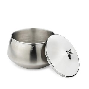 Modern Style Stainless Steel <b>Bowl</b> Polished <b>Lid</b> Durable Non-Toxic Lightweight Home Use for Weddings Parties Customizable Size - Product Image 1