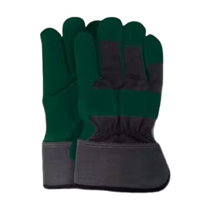 Heavy-Duty Canadian Rigger <b>Gloves</b> Cowhide Split Leather with <b>Long</b> Cuff Safety <b>Gloves</b> Resistant to Garden Spark Industrial Rigger - Product Image 5