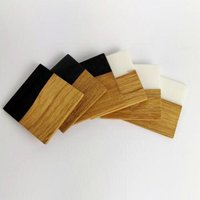 Sous-verres ronds modernes de luxe pour thé et café, tapis et plaques en résine de qualité supérieure avec isolation thermique, couleur personnalisée, taille personnalisée
