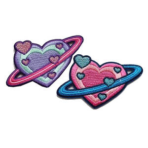 Patchs brodés thermocollants, design en fil brodé pour vêtements et casquettes, couleurs et tailles personnalisables, légers - Product Image 1