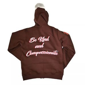 Sudaderas con capucha lisas Tela polar Peso pesado 52% Algodón Ropa de calle Diseño personalizado Sudadera con capucha para hombre - Product Image 2