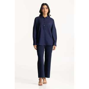 Blusa Casual Tejida con Patrón Sólido y Tinte Liso WM-CS-SS24-022 - Product Image 2