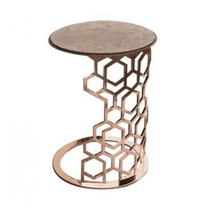 Grande vente Home Decor Table d'angle métallique fini or Meubles de table d'appoint personnalisés très vendus - Product Image 6
