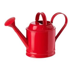 Arrosoir en métal de qualité supérieure pour le stockage de l'eau, finition rouge, pour la maison et le jardin d'hôtel, utilisation quotidienne, arrosoir solide et durable - Product Image 1