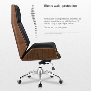 Silla de Oficina Ergonómica Moderna de Acero Inoxidable, Giratoria, con Respaldo Cruzado y Elevación, de Alta Calidad, Económica, Nueva, con Reposabrazos - Product Image 5