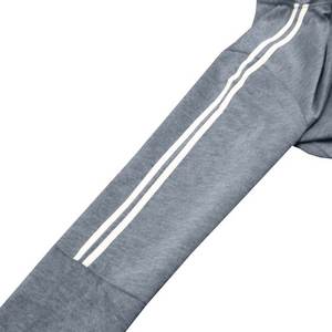 Automne hiver deux pièces ensemble hommes et femmes décontracté polaire chaud solide surdimensionné à capuche survêtement à manches longues Sport à capuche costume - Product Image 6