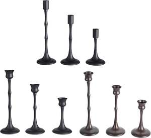 Support à bougies en aluminium sur mesure pour la décoration de la maison et les mariages, taille personnalisable, écologique et durable. - Product Image 1