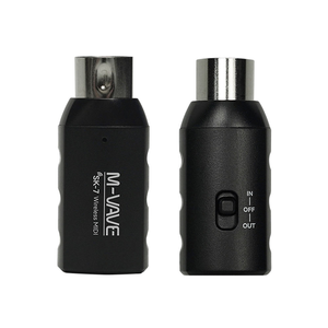 M-VAVE SK7 2.4GHz <span class=keywords><strong>MIDI</strong></span> Émetteur <span class=keywords><strong>Récepteur</strong></span> 15m Transmission <span class=keywords><strong>MIDI</strong></span> Clavier Adaptateur Sans Fil - Product Image 1