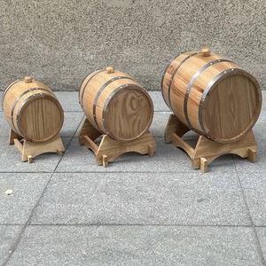 Baril à vin en bois de 112 L, baril de qualité alimentaire pour vin rouge, whisky, bière et spiritueux - Product Image 2