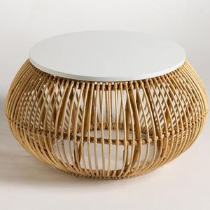 Fabriqué à la main au design luxueux, table d'appoint en rotin pour le salon, décoration personnalisée et élégante au meilleur prix - Product Image 2