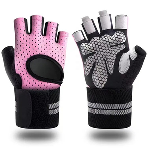 Customized Logo Fitness Workout Gloves Wholesale Spandex Material Men and Women Gym <b>Weight</b> Lifting Gloves - Product Image 4