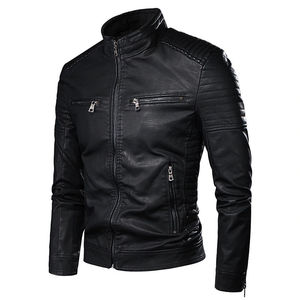 Chaqueta de Cuero con Piel de Oveja de Alta Calidad para Hombre, Resistente al Calor y al Viento para Invierno, Gran Venta, el Mejor Diseño de Chaqueta para Hombre - Product Image 3