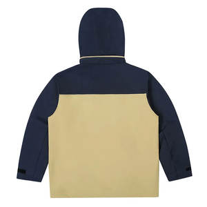 Chaqueta Cortavientos de Invierno Más Vendida, Cuello Redondo de Lona, Logotipo Frontal, Cortavientos, Transpirable, Estilo Urbano, Venta al por Mayor para Hombre - Product Image 2