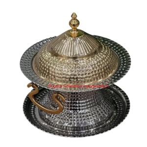 Ajwa orgánico Premium Fechas de Madinah Natural Soft Chewy Arabian Khajoor Fruta seca saludable en un elegante tazón decorativo para servir - Product Image 4