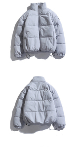 Veste matelassée pour homme OEM, tissu doux, mode streetwear hiver, manteau rembourré, imperméable, coupe-vent, vestes matelassées pour hommes - Product Image 4