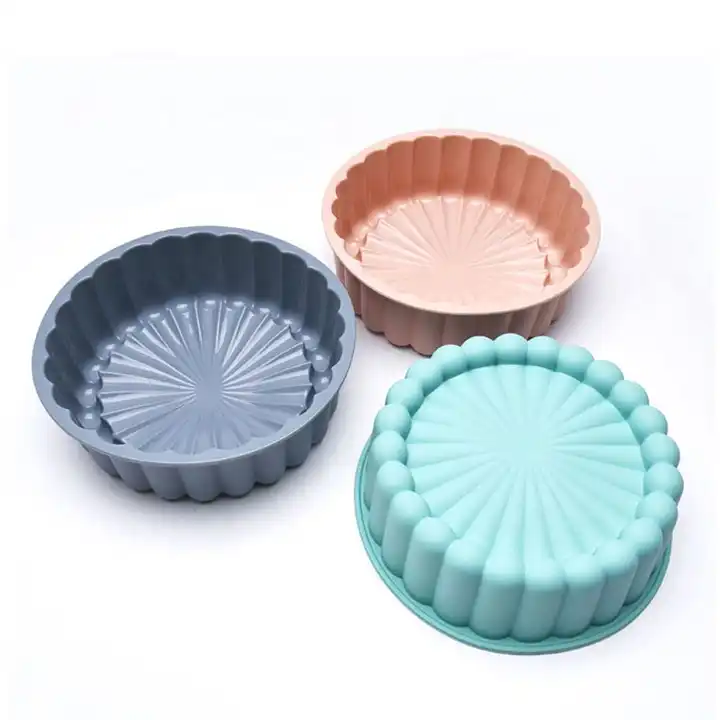 Charlotte Cake Pan Silicone, Nonstick, Round Cake Molds For Baking