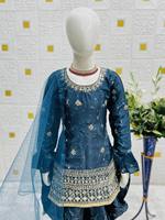 Presentando la Nueva Colección de Trajes Kurta/Kurti Listos para Usar para Fiestas Infantiles de Niñas