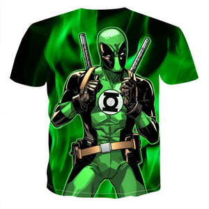 T-shirts à manches courtes unisexe 100% coton Impression numérique personnalisée par sublimation 100% polyester - Product Image 2