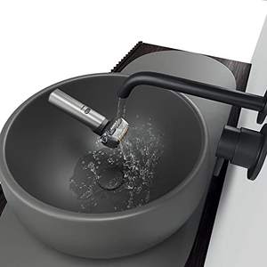 Afeitadora Eléctrica Recargable de Estilo Moderno para Hombre, Negra, de 3 Cuchillas con Cabezal Giratorio, Afeitadora Rotatoria de Triple Cuchilla, Lavable - Product Image 4