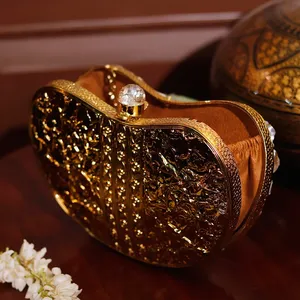 กระเป๋าถือคลัทช์ทองเหลืองสุดหรูกระเป๋าคลัทช์ประดับพลอยเทียมสำหรับคุณแม่กระเป๋าถือสำหรับผู้หญิงกระเป๋าคลัทช์สำหรับงานแต่งงานและงานปาร์ตี้ - Product Image 5