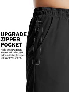 Pantalones cortos de estilo de baloncesto informales para ropa de calle o uso Atlético Pantalones cortos de entrenamiento de baloncesto transpirables - Product Image 3