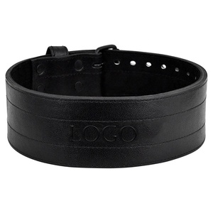 เข็มขัดยกน้ำหนักหนังวัวแบบมีง่ามคู่10มม. อุปกรณ์ออกกำลังกายปรับแต่งโลโก้ได้ - Product Image 5