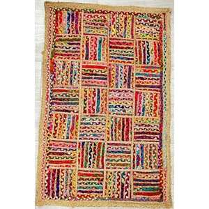 Alfombras de Yute de Diseño Creativo, Forma Redonda Natural, Mejor Calidad, Alfombras de Yute en Oferta, Alfombra Rectangular de Yute Chindi - Product Image 2