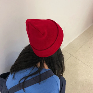 Bonnets en tricot personnalisés en acrylique avec tout type de bonnet d'hiver de couleur Logoc personnalisé - Product Image 6