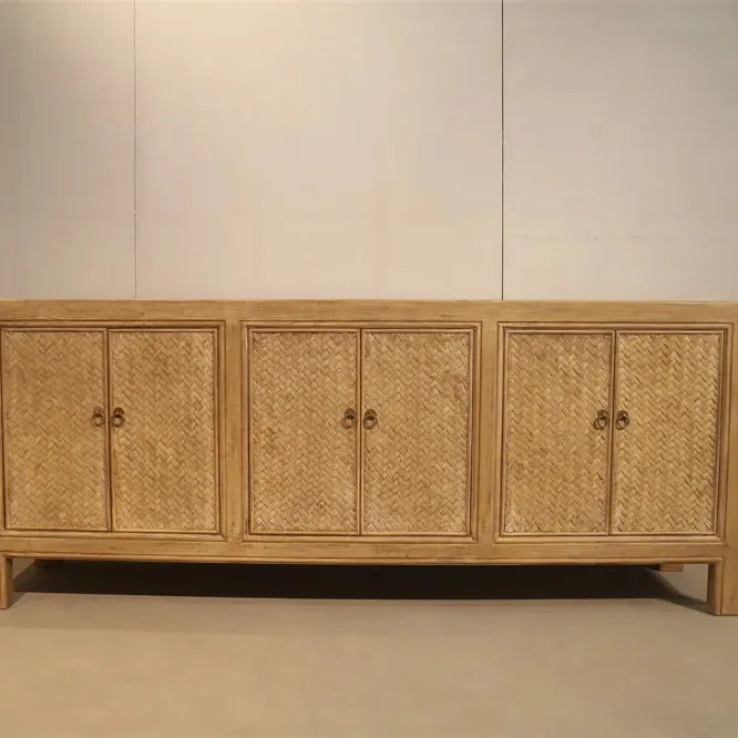 Grosir furnitur Tiongkok desain baru furnitur ruang tamu alami kayu daur ulang