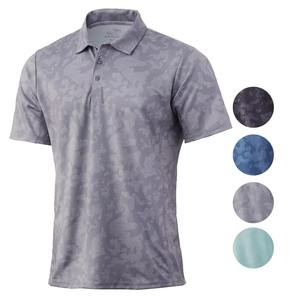 Camisas de polo para hombre Camisetas de polo de golf Logotipo bordado Camisas de polo de pesca casuales de manga corta lisas - Product Image 1
