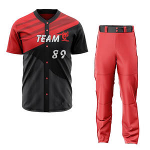 Uniforme de baseball de qualité supérieure, matériau durable, uniforme de baseball pour sports de plein air - Product Image 1