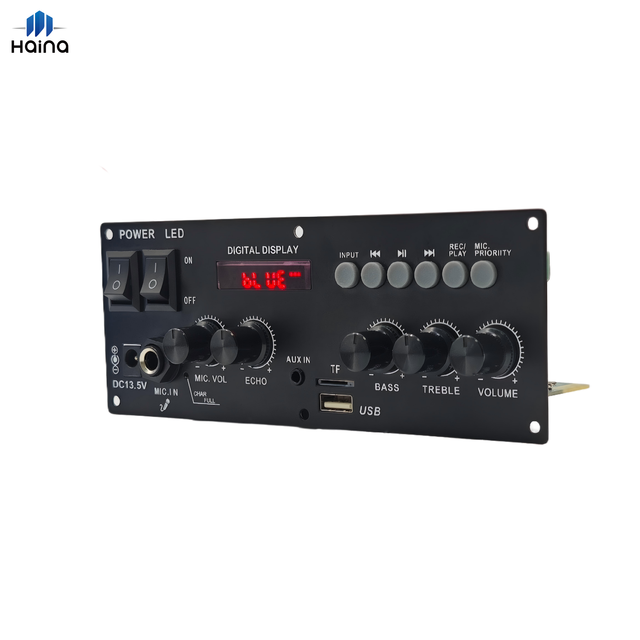 Compact Mini  5.0 Audio Amplifier 26W Stereo Power Amplifier with TWS USB AUX Input for Speaker System