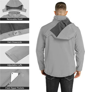 Veste Softshell pour hommes de haute qualité fabriquée sur mesure avec une nouvelle toile légère de conception pour l'hiver prix de gros pour la coutume OEM - Product Image 4