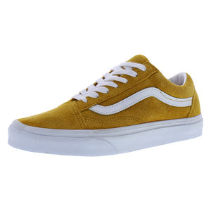 Zapatos Unisex Old Skool Color Pig Suede Amarillo Dorado 100% Auténticos Modelo MSS-VN0A5JMIF3X - Product Image 1