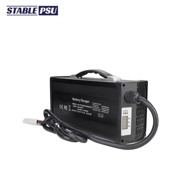 StablePSU 2200W 28,4 V 70A LiFePo4 cargador de batería adecuado para carretilla elevadora limpieza camión turismo coche motocicleta eléctrica