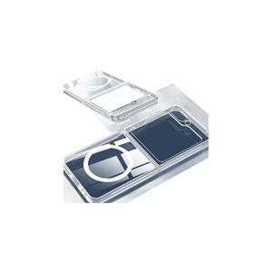 Étui rigide transparent gaufré compatible MagSafe pour Galaxy Z Flip 7 – Protection de téléphone de luxe fine et antichoc 14 - Product Image 5