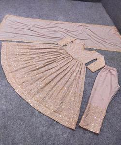 Vestido de trabajo con estampado de Georgette de diseñador con dupatta, ropa informal al mejor precio, ropa textil para mujer, dupattas exclusivas - Product Image 3