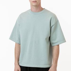 Personnalisé Durable Blanc Coton 100% T-Shirts Top Haute Qualité Fabrication Été Hommes Vêtements Surdimensionné T-Shirts Unisexe - Product Image 6