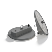 Lámpara LED High Bay UFO de 75 a 150W, con Lente de PC Liteon 5050, Aluminio Fundido a Presión, 200lm/W, Garantía de 7 Años, IP66 IK08, desde Almacén en Alemania