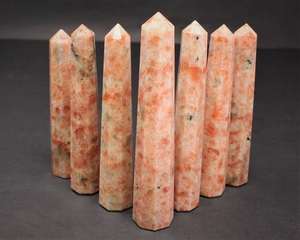 Sunstone Obelisk <b>Large</b> Crystal Semi Precious <b>Stones</b> Crafts for Meditation Home Decoration and Gifts Buy From India Manufacturer - Product Image 5