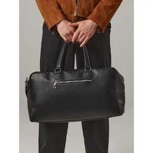 Sacs fourre-tout promotionnels de luxe sur mesure, écologiques et durables, sacs de merchandising pour week-end - Product Image 1